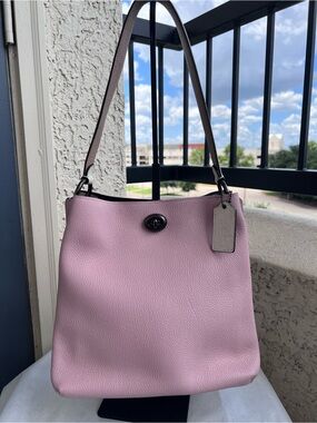 Coach Carlie Pebbled Leather Shoulder Bag in Colorblock